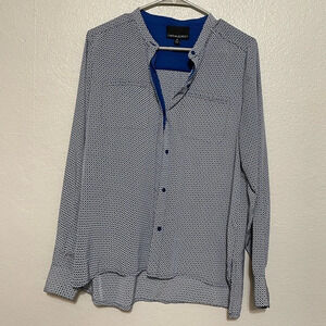 Cynthia Rowley Geometric Button Up Blouse​​​